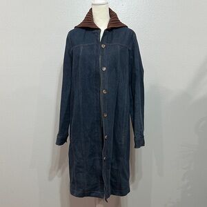 100% cotton vintage denim jacket size small